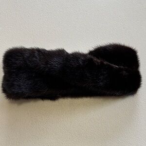 Dark Brown Faux Fur Headband - Women's Winter Accessory